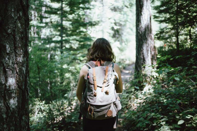Everything a girl needs in a 15kg backpack