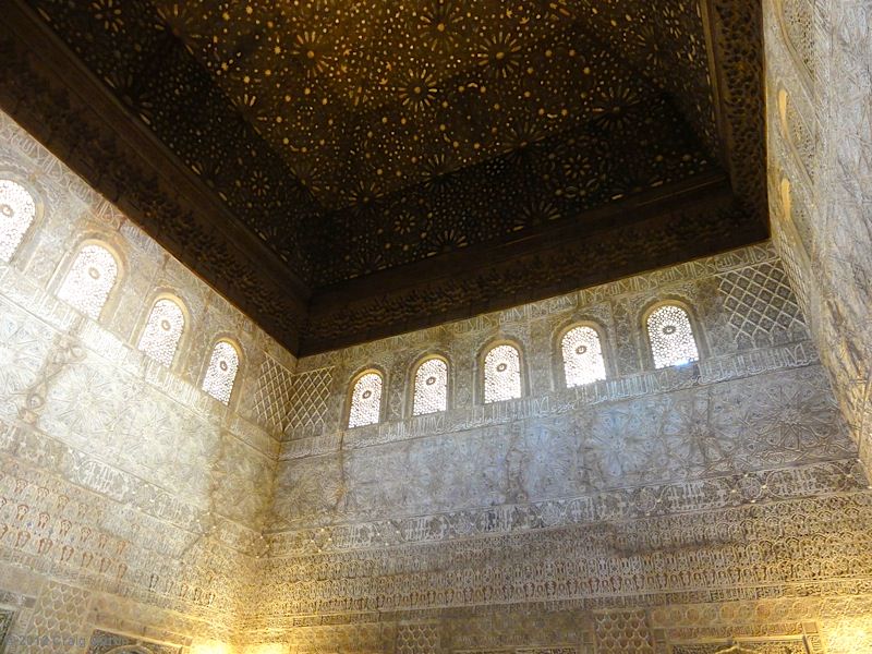 alhambra-ceiling-grenada-spain alhambra ceiling grenada spain - Travel diary 2012