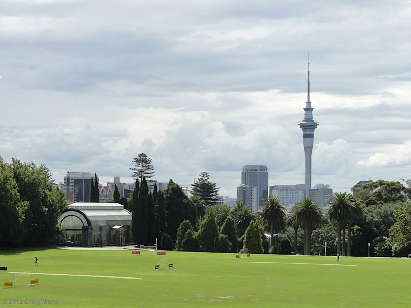 At the grounds of Auckland Museum.