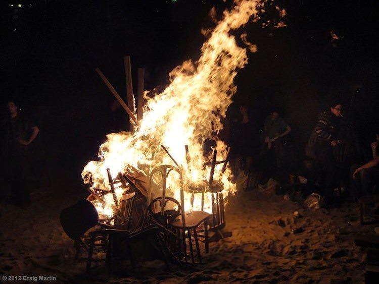 The San Juan celebration sees hundreds of bonfires along the beach of A Coruna.