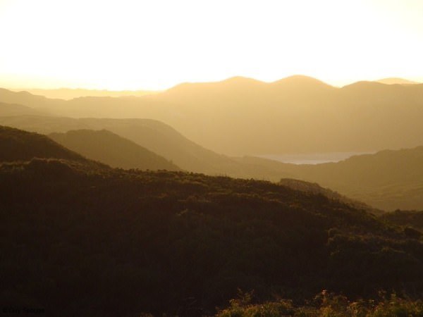 Ten more photos from the Bibbulmun Track 7 Dusky layers and the sun bathing the hills.