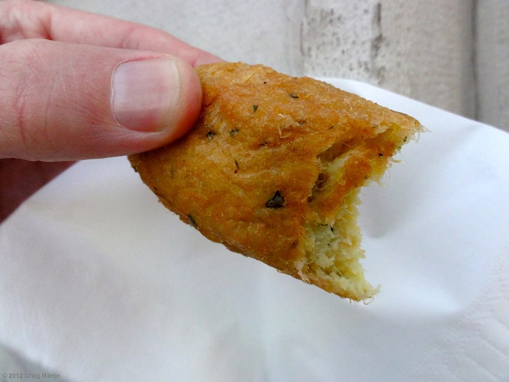 Cod cakes.