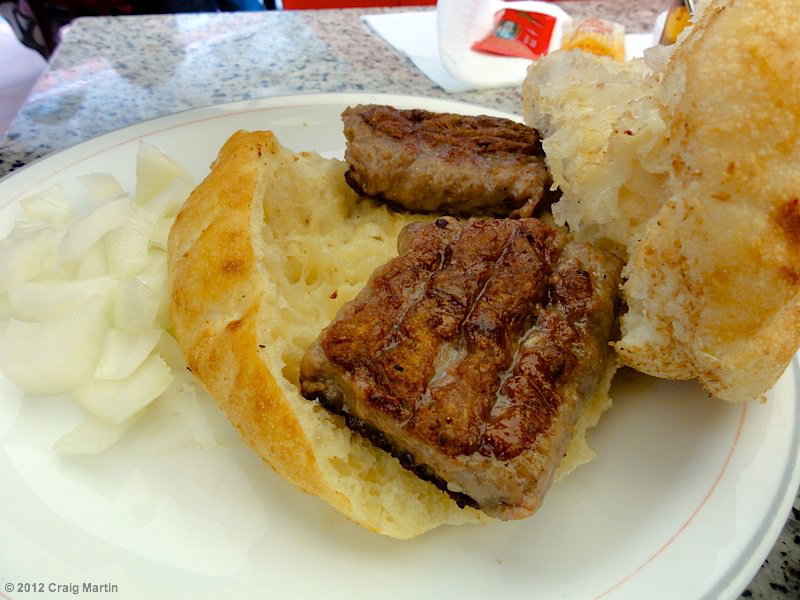Lunch - found by the markets in Zagreb.