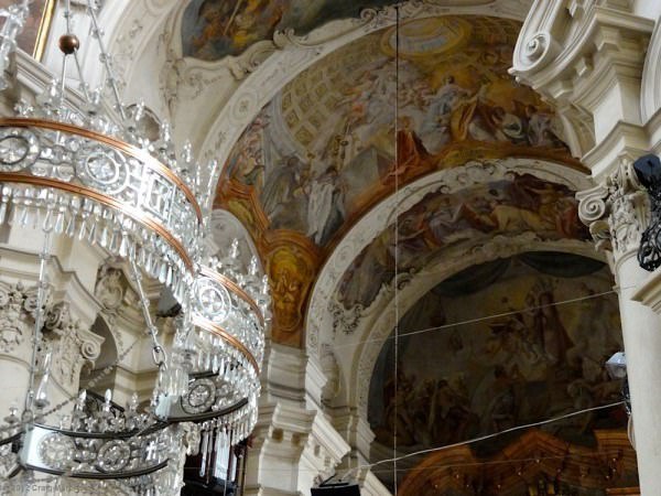 Inside St Nicholas Church.