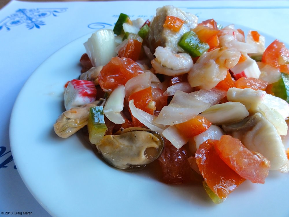 Salpic&oacute;n de mariscos -- yum.