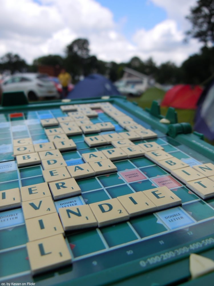 Why take games travelling? 1 Scrabble's a good game if you and your opponent are well-matched.