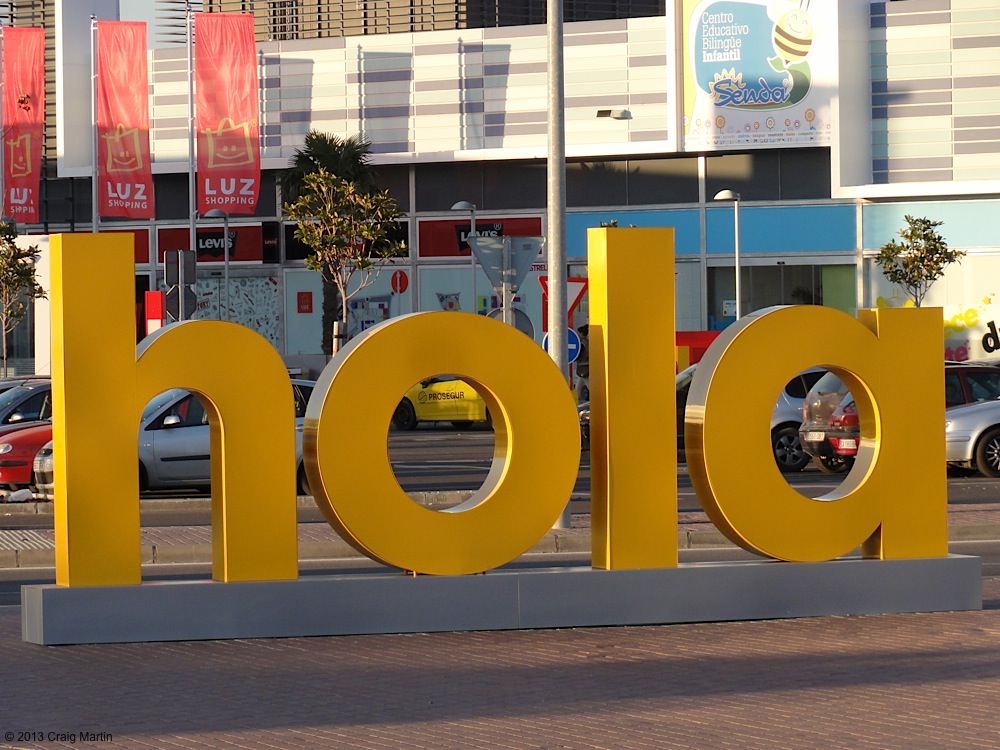 The shopping centre says hi.