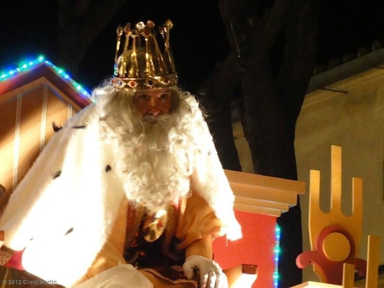 Christmas parade in January in Jerez, Spain