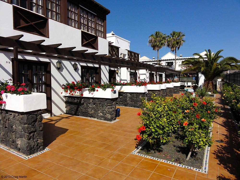 Our apartment in Lanzarote.