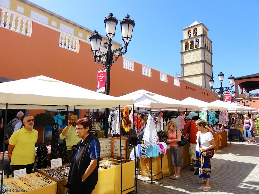 Handcraft market in Corralejo.