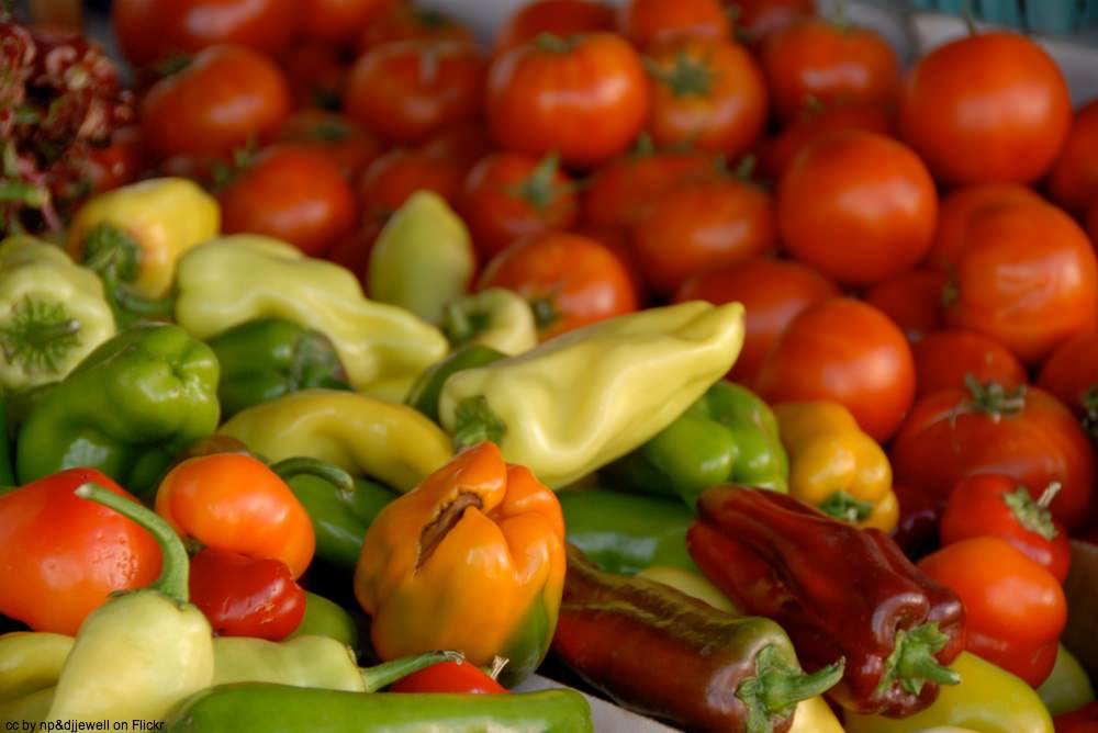 Vegetables at market