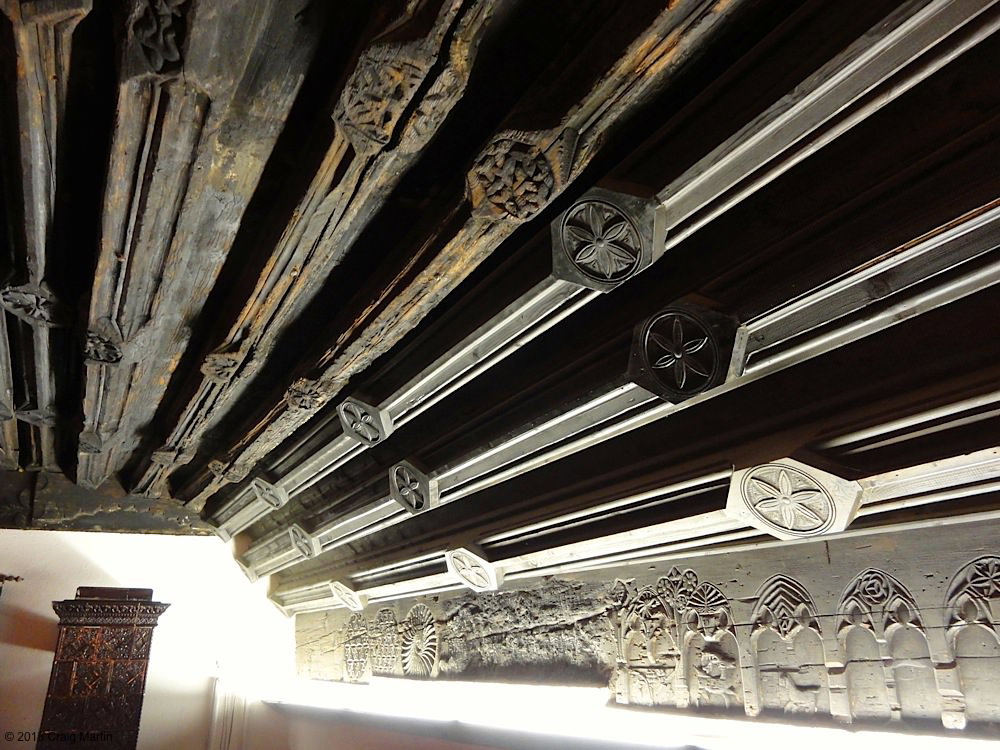 This ceiling was only discovered quite recently.