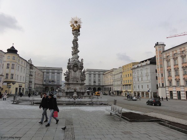 Best cities in Austria podcast 4 The city square, Linz