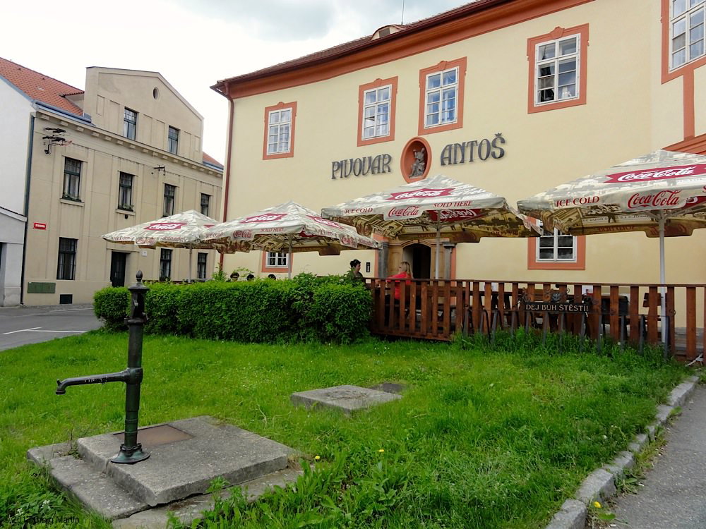 The pub in Slany.
