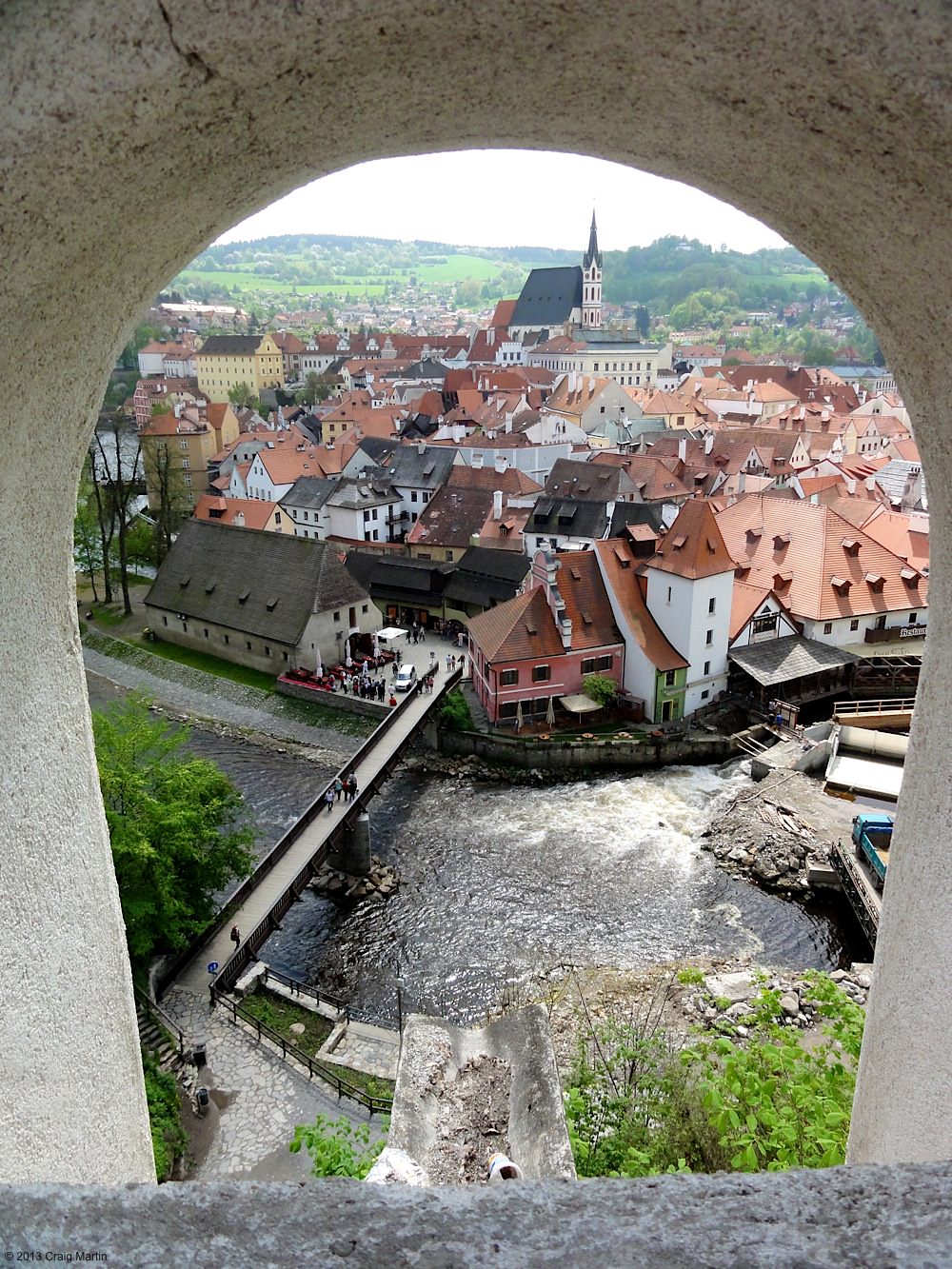 Cesky Krumlov is pretty.