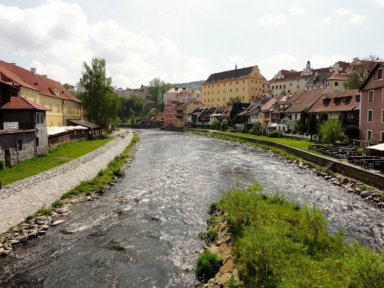 The Vlatava River, Cesky Krumlov