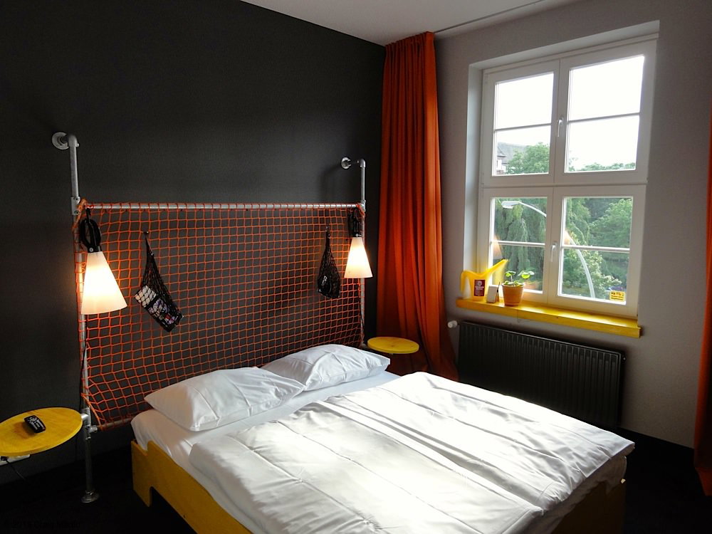Our room at Superbude.