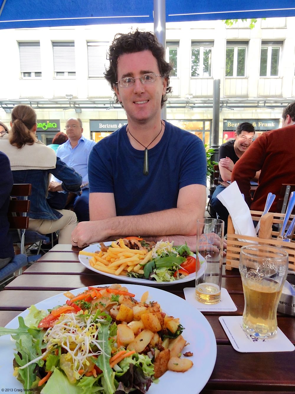 Craig's birthday dinner.