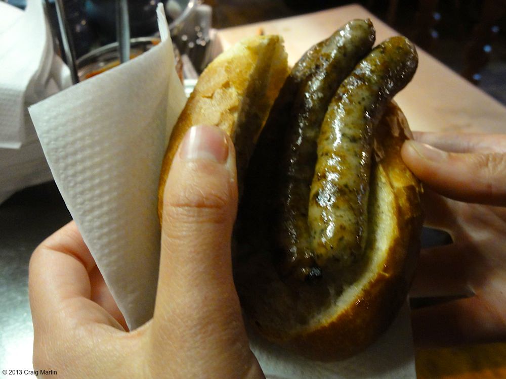The 6 best food cities in Germany and what to eat in Germany 1 What to eat in Germany -- Drei im Weckla in Nuremberg.