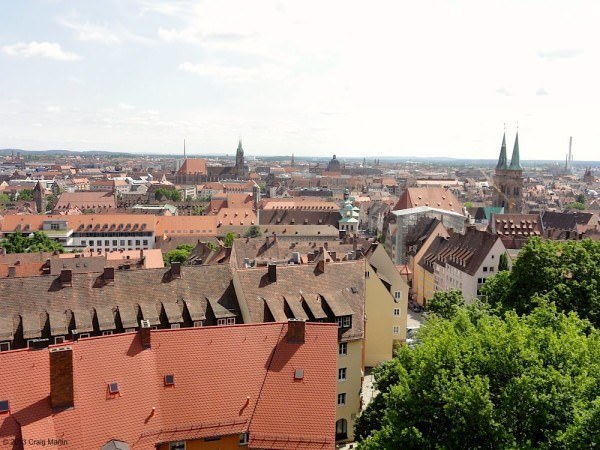 A lovely city: the Nuremberg podcast 16 And views like this. (And this was the YHA!)