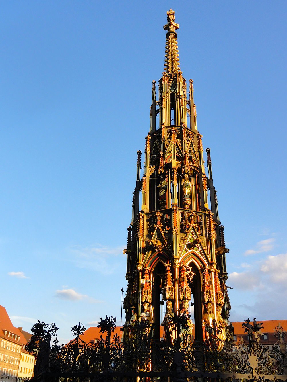 A lovely city: the Nuremberg podcast 9 The beautiful fountain is hard to miss.