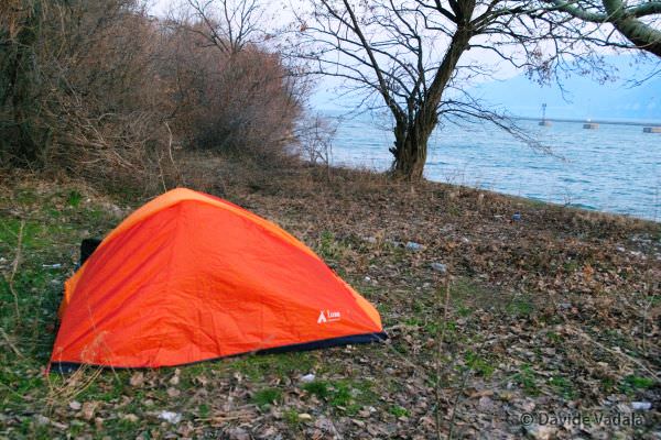 How to travel on less than $300 a month 3 Camping on the banks of the Danube.