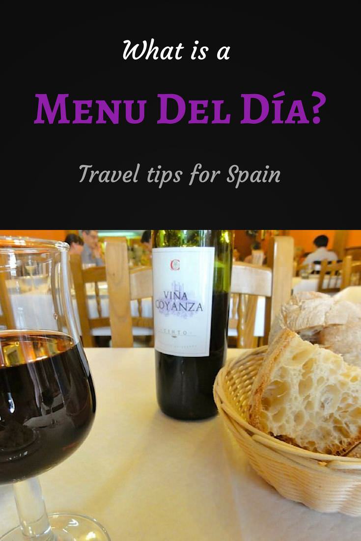 Menu del dia Pinterest pin