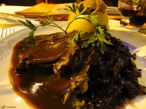 A big Saxon roast (at the Sophienkeller) hits the spot!