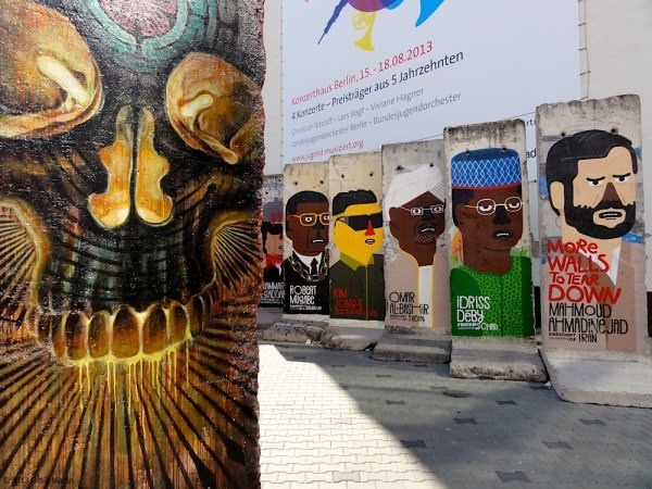 Berlin wall bits.