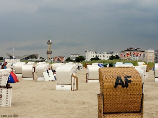 Warnemunde beach chairs.