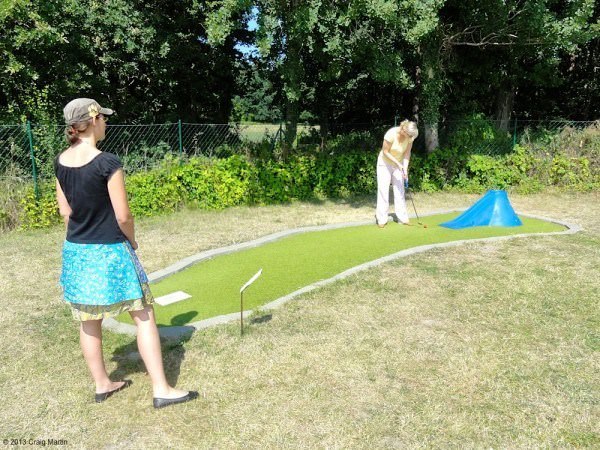 Minigolf in Wustrow.