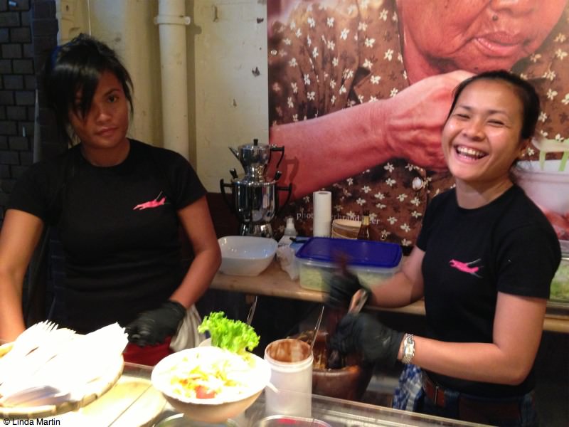 Papaya salad at Street Food Thursday.