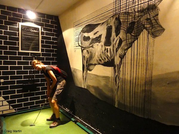 Best Things to do in Dresden Old Town and New - EPIC 2022 Guide 12 Pool vs Golf at Stilbrucke - another great find on the Night Walk tour.