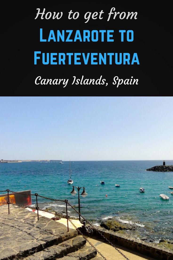 How to get from Lanzarote to Fuerteventura, Spain 4 Lazarote to Fuerteventura Pinterest Pin