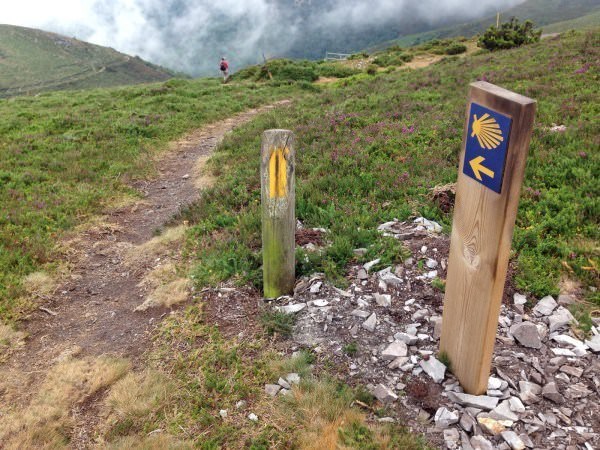 The path is well-marked.