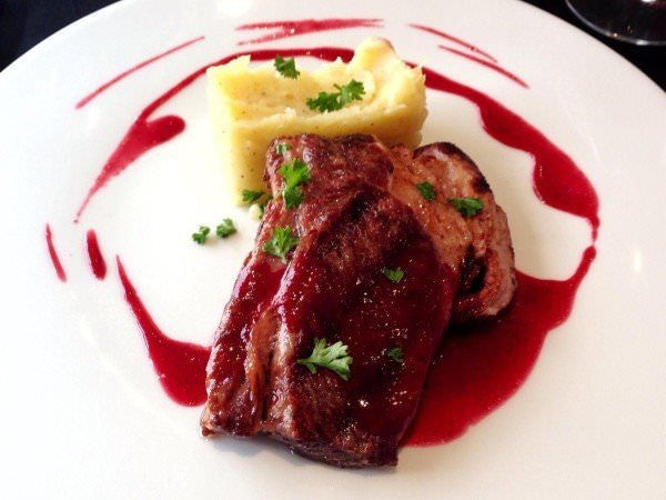 So much delicious food -- this was at Sexto Sentido.