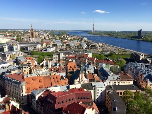 Riga and Rundale: the Latvia podcast 2 Riga from above.