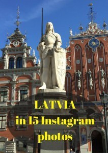 Pinterest pin for Latvia Instagram photos