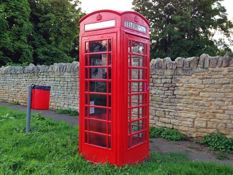 Top 10 things to do in England podcast 2 Red UK phone box in Ashton near Oundle - Top 10 things to do in England podcast