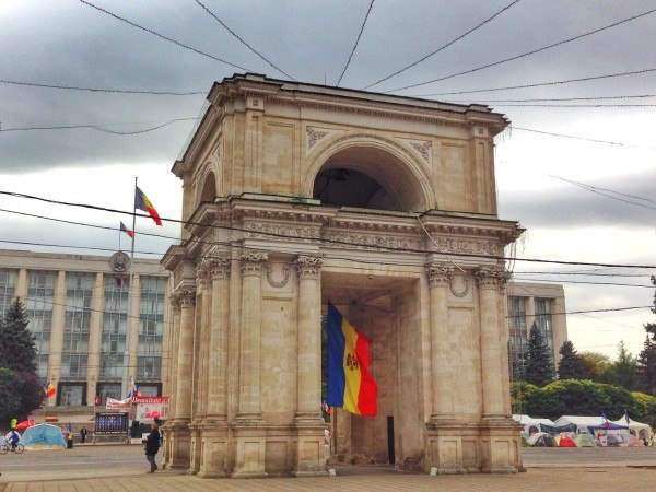 That time I was turned back at the Ukrainian border 6 Victory arch in Chisinau Moldova
