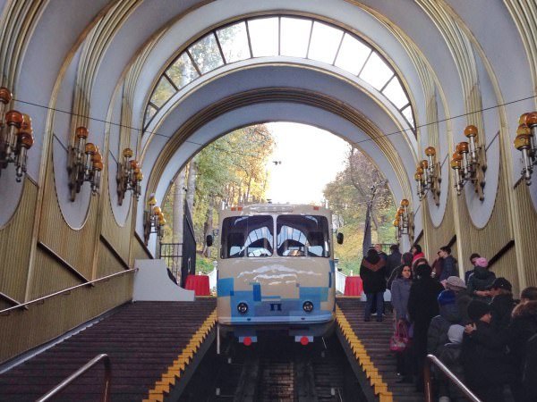Odessa and Kiev: Our Ukraine podcast 2 Kiev funicular Ukraine