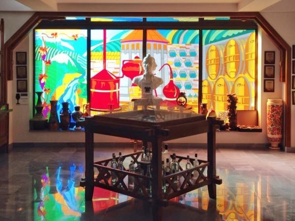 Inside the Kvint museum in Tiraspol, Transnistria.