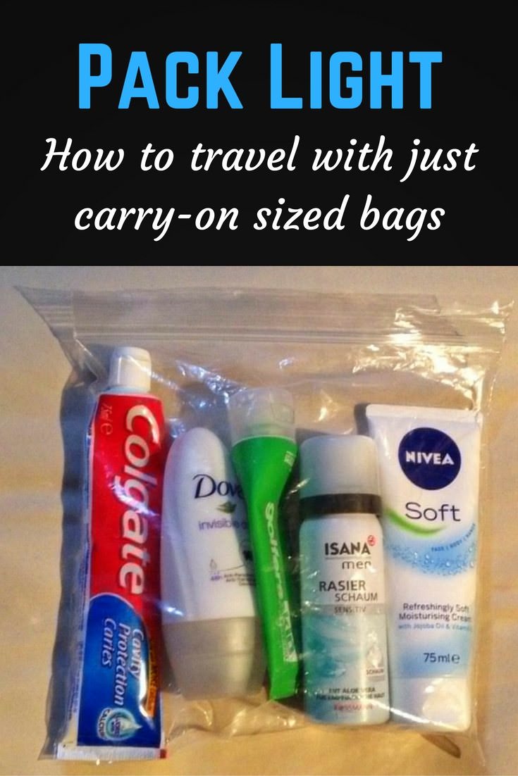 Pack light Pinterest  pin