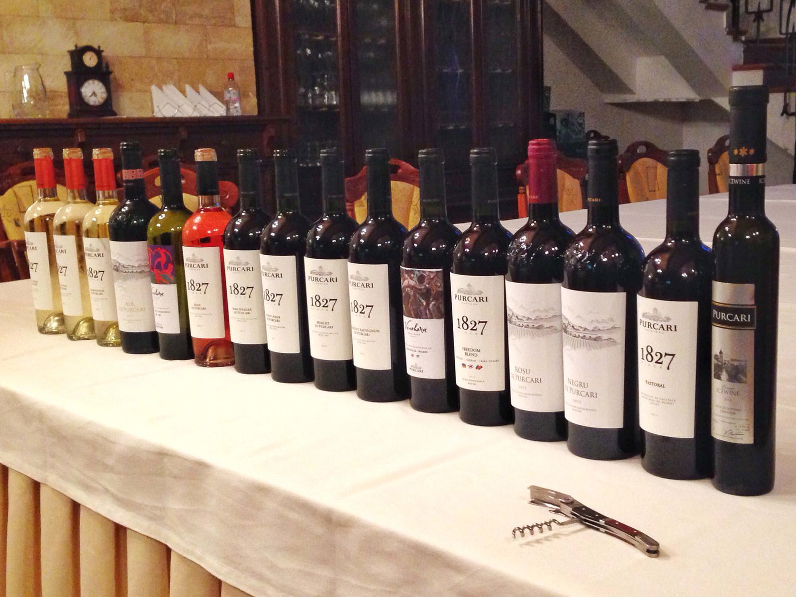 22+ things you wanted to know about Moldova 5 There are a lot of wines to taste -- Purcari has 16 on offer!