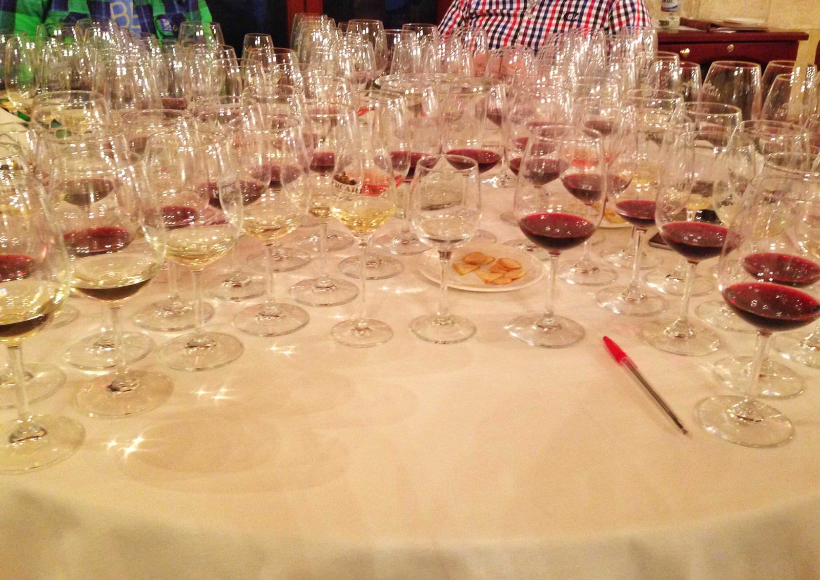 Wine tasting at Purcari Winery in Moldova. 
