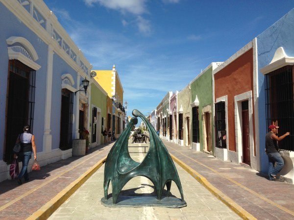 Campeche's beautiful streets.