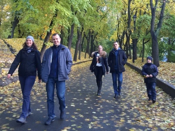 It was great to spend time with people in Ukraine!