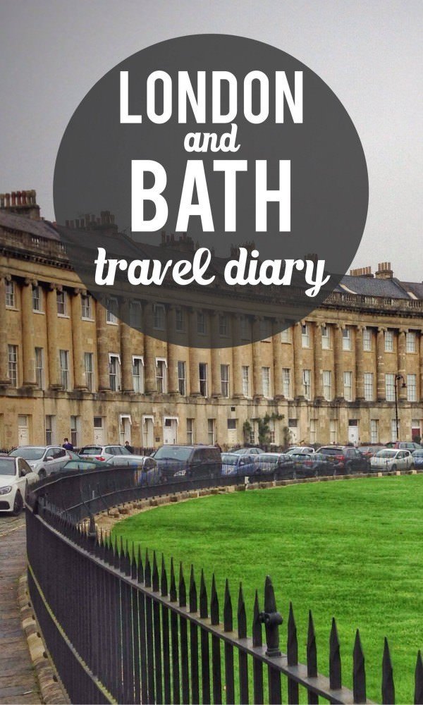 Bath and London pinterest pin