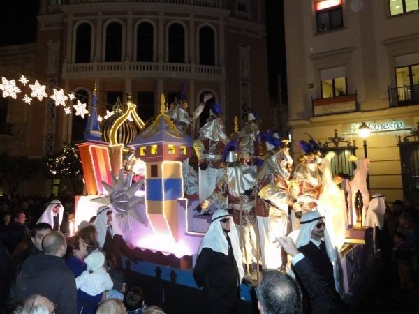 Christmas parade in Jerez, Spain