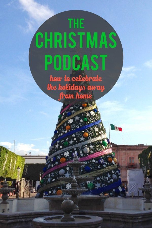 Christmas podcast pin